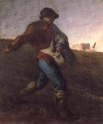 Gustave Courbet The Sower oil